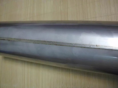 Stainless steel TIG longitudinal welding seam (T=0.8mm, L=500mm)